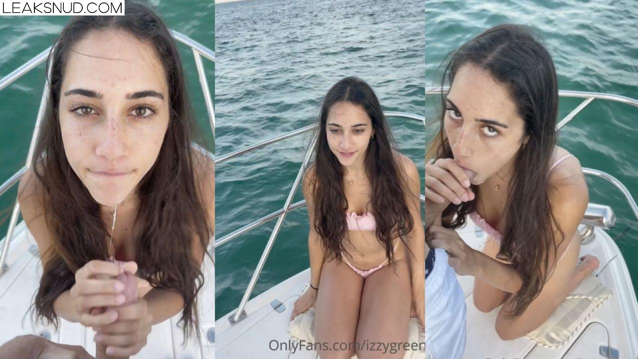 Izzy Green Boat Blowjob Video Leaked