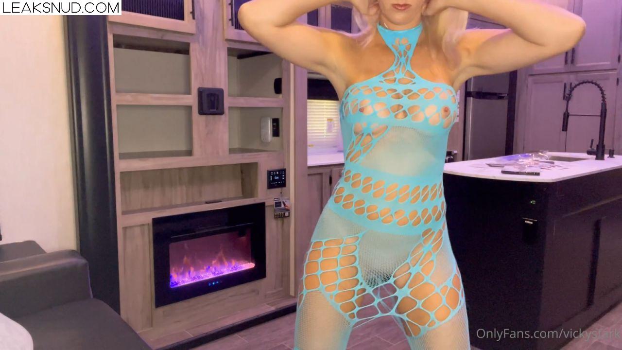 Vicky Stark Sexy Sheer Dress Try On Video Leaked