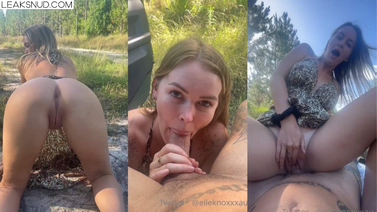 Elle Knox Outdoor Sextape Video Leaked