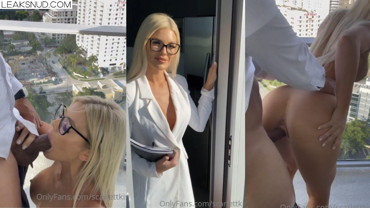 ScarlettKissesXO Real Estate Agent Sextape Video Leaked